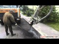 Как делают дороги в Беларуси (Гродно) и латают ямы. Savalco SR 800 на базе МАЗа