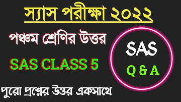 SAS Exam 2022 question answer class 5/class v SAS exam 2022 Question answer/state achievement survey