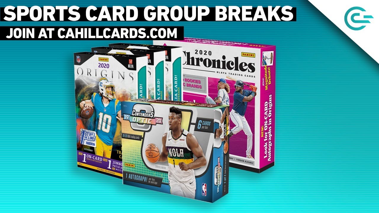 Sports Card Group Breaks with Cahill Cards YouTube
