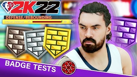 2K22 Best Defensive Badges + Best Value Badges : Brick Wall Badge Study !