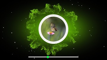 Awesome avee music player template | smoke effect