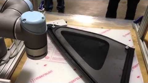 UR Robot with Cognex Vision for Washers on Window Pegs