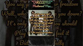 #dreams #fleetwoodmac #music #lyrics #shorts #trending#70smusic #1977 #rock #pop