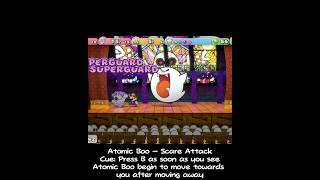 How to Superguard Atomic Boos Scare Attack [Remake]  #papermariothethousandyeardoor #papermario