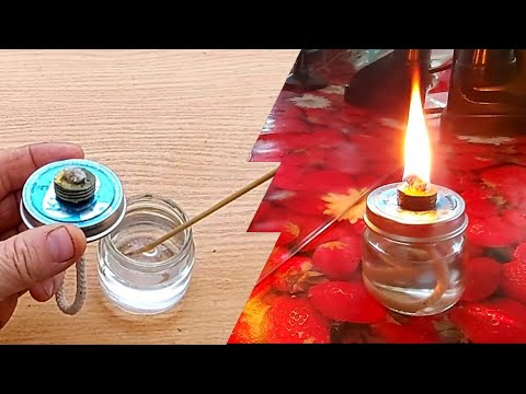 Лампадка свеча длительного горения из стеклянной банки. Лампадка своими руками