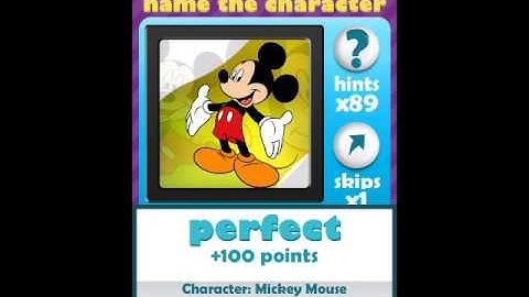 Quiz Craze Characters (QC Character) Answers - Main Game: Level Two