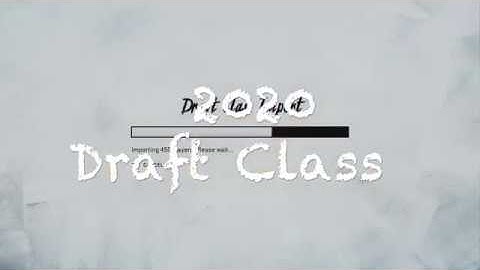 Custom Draft Class for Madden 20