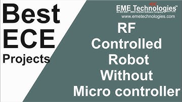 RF controlled robot without microcontroller