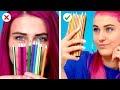 SUPER COLORFUL SCHOOL HACKS! |11 TIPS SEKOLAH UNIK NAN MENARIK: IDE DIY PERLENGKAPAN SEKOLAH