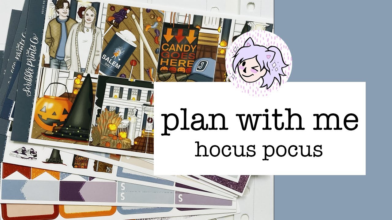 Plan With Me Hocus Pocus // Scribble Prints Co YouTube