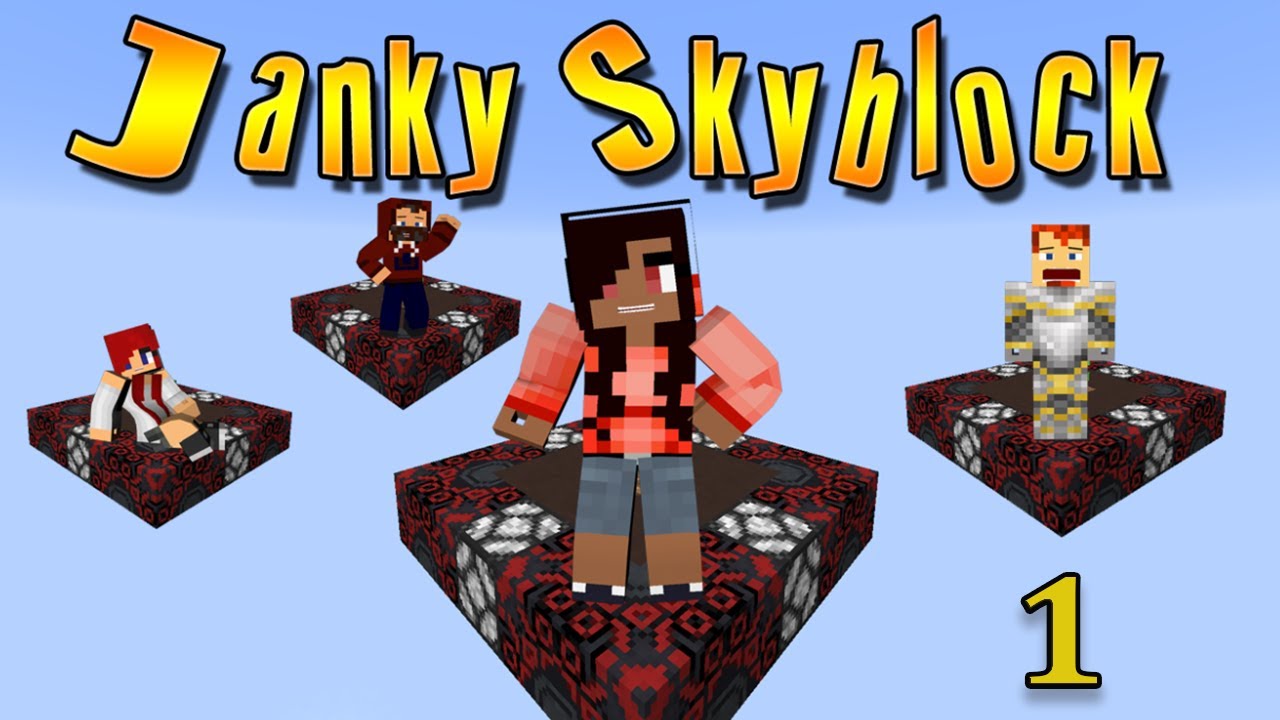 Janky Skyblock: Episode 1 - The Jankiest Of Them All!!!