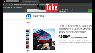 Finding Step Sliders in the Affiliated Accessories Portal