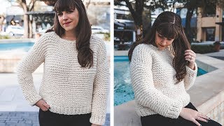 Simple Knit Sweater - start to finish!