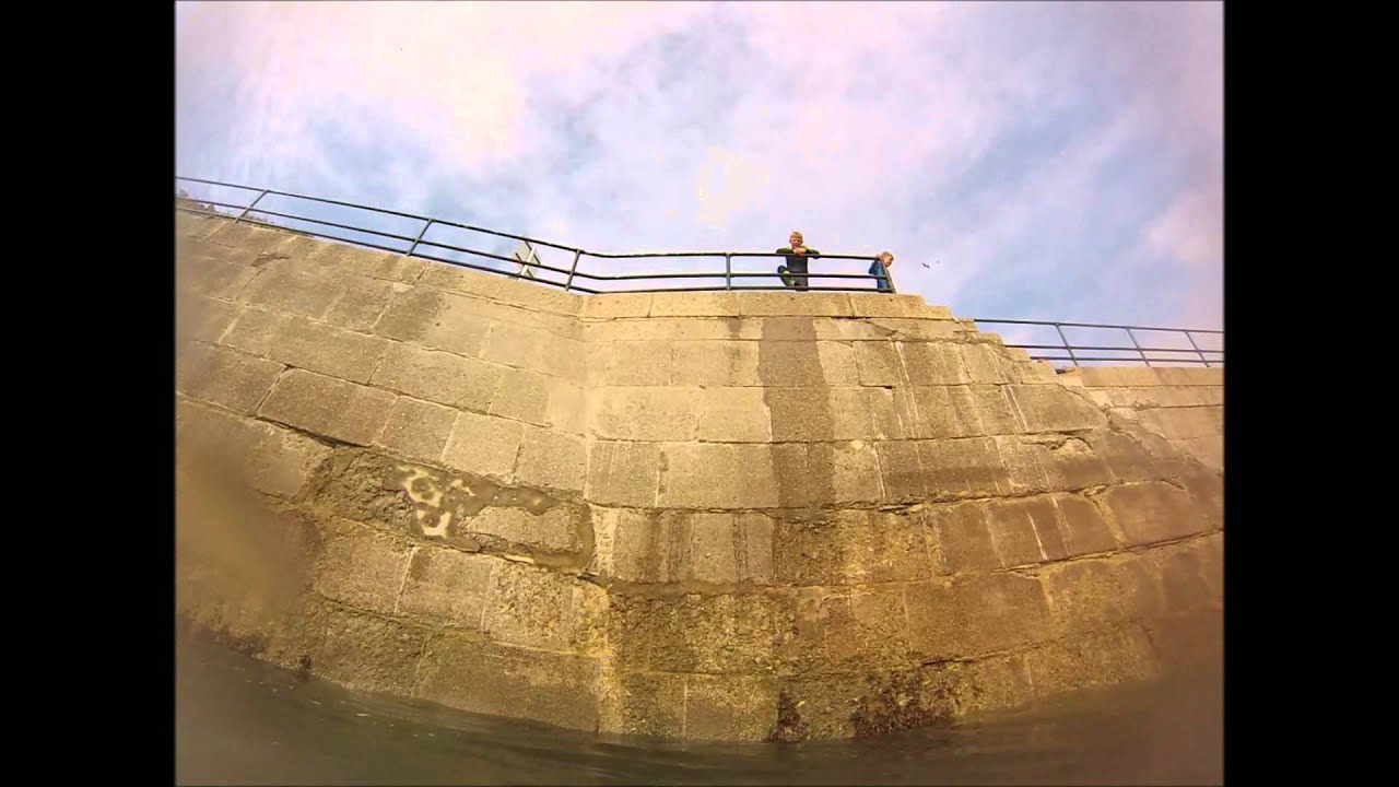 Harbour jumping Newquay 1 YouTube