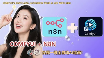 ComfyUI 终极效率革命：用N8N打通大语言模型，实现一键全自动AI绘画！| ComfyUI