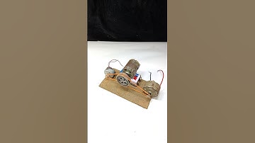 DIY DC to DC Motor Generator #shorts #motor #dcmotor #experiment