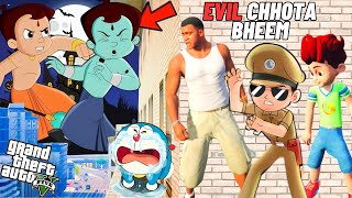 Evil Chhota Bheem Play HIDE & KILL With Franklin, Shinchan, Kicko, Oggy And Jack | In Gta V.