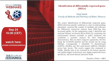 identification of differentially expressed genes (DEGs)