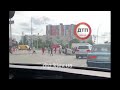 #ДТП #Киев авария с опрокидыванием #дарницкая площадь. #Видео Артур спасибо