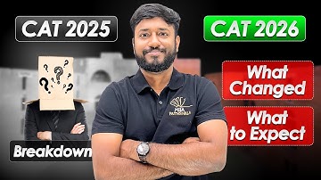 CAT 2025 Changed Everything! What to Expect in CAT 2026 | Vijay Sir MBA Pathshala #cat2026