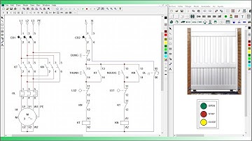 11. Mô phỏng đóng mở của với PC-SIMU || Học Trang bị điện với CADe-SIMU