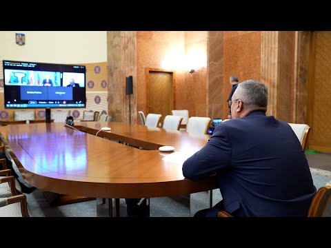 2/07/23: Întrevederea PM N. Ciucă, în format videoconferință, cu PM Republicii Bulgaria, Galab Donev