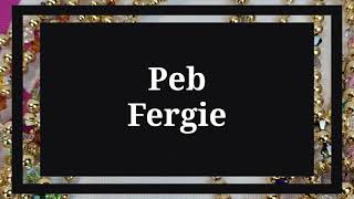 Peb Fergie - 6.0 Traditional beaded flash sale