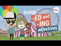 Adjectives with ed and ing  learn english vocabulary in conversation