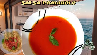 Salsa Pomarola/ como hacer salsa POMAROLO/salsa de tomate fácil y rápido