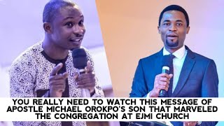 ⁣YOU REALLY NEED TO WATCH THIS MESSAGE OF APOSTLE MICHAEL OROKPO'S SON THAT MARVELED THE CONGREG