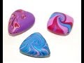 Polymer clay beads ♥ Бусины-чечевички из полимерной глины