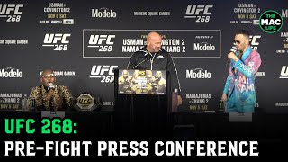 UFC 268 PreFight Press Conference: Colby Covington offers to call Usman's dad's parole officer