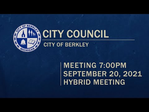 Berkley City Council Meeting - Sept. 20, 2021 isimli mp3 dönüştürüldü.