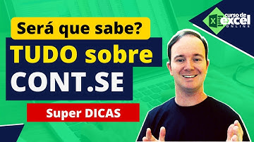 Sabe usar TUDO do Cont.SE no Excel?