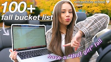 100+ HERFST-BUCKETLIST-IDEEËN die je écht wilt doen! *THAT GIRL HERFSTEDITIE*