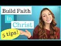 How to INCREASE YOUR FAITH IN CHRIST (How to build faith in God and skills to build your faith)