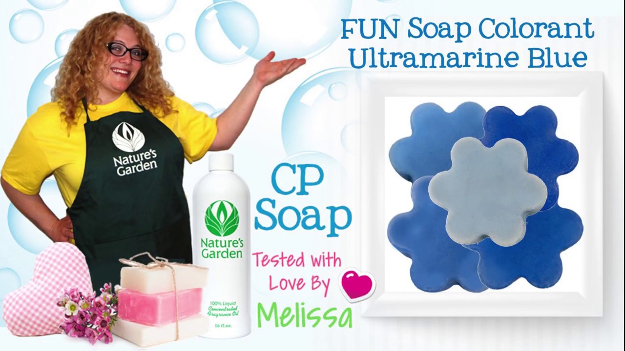 Soap Testing Ultramarine Blue Soap Colorant- Natures Garden 