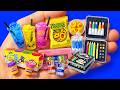 19 DIY Miniature Crafts | How to Make Miniature Boba Drink, Funyuns, Doll Stationery | DIY Tutorial