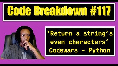 Code Breakdown #117- Return a string