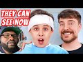 Cancel MrBeast? 1,000 Blind People See For The First Time | REACTION #mrbeast