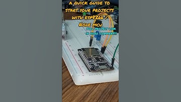 Start your amazing iot based projects with esp8266 / node MCU,a quick guide....