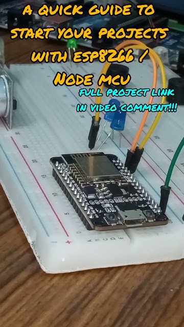Start your amazing iot based projects with esp8266 / node MCU,a quick ...