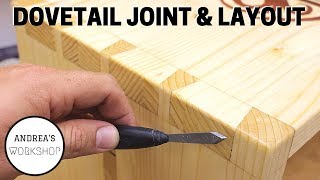 How to Layout and Hand Cut Dovetails - Ep 063