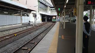 仙台駅、2557M 普通石越行き　入線シーン　701系1000番台F4-30