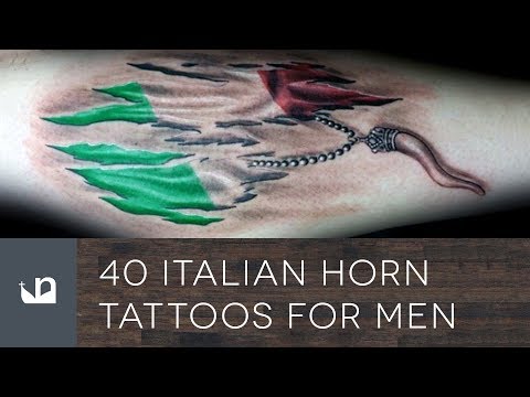 40 Italian Horn Tattoos For Men