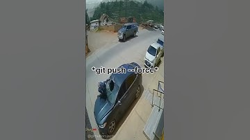 The difference between "git push" and "git push --force" explained 17s. #pullrequest #github #git