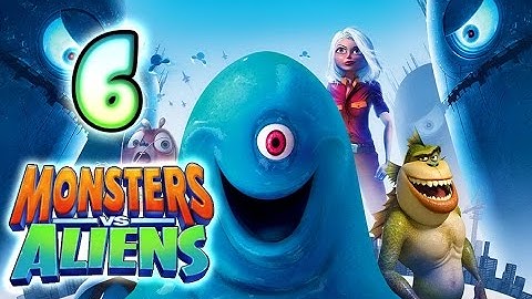 Monsters VS Aliens Walkthrough Part 6 (PS3, X360, Wii, PS2) ~  B.O.B. Level 6