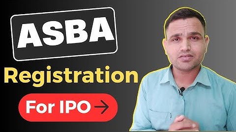 ASBA Registration कैसे करें?