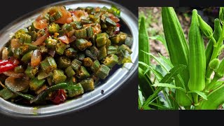 Vendaikkai Poriyal in tamil / Okra Fry Recipe  / South indian food / shorts / Ladiesfinger Recipe