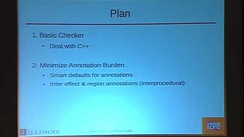 2012 LLVM Developers’ Meeting: A. Tzannes “Annotations for Safe Parallelism”